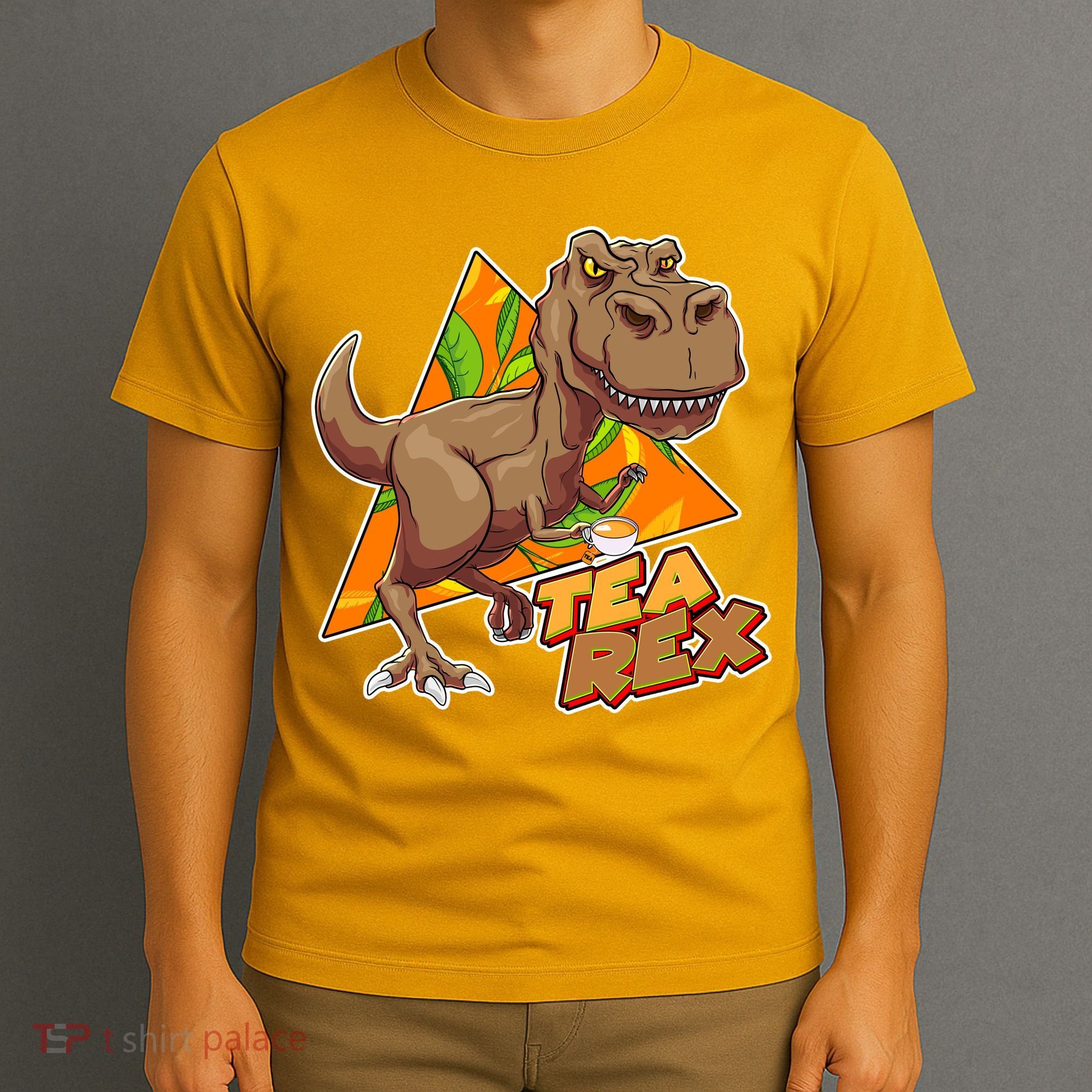 Funny Tea Rex Dinosaur Tea Lover T-Shirt