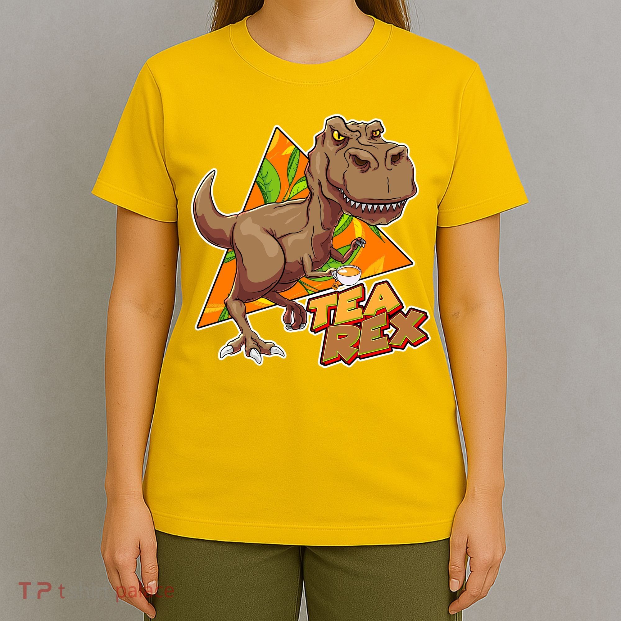 Funny Tea Rex Dinosaur Tea Lover T-Shirt