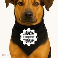 Funny Tech Support  USA-Made Doggie Bandana thumb 1