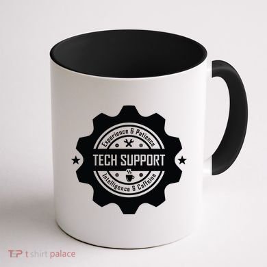 Funny Tech Support  Coffee Mug back
