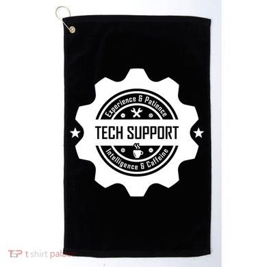 Funny Tech Support  Golf Towel