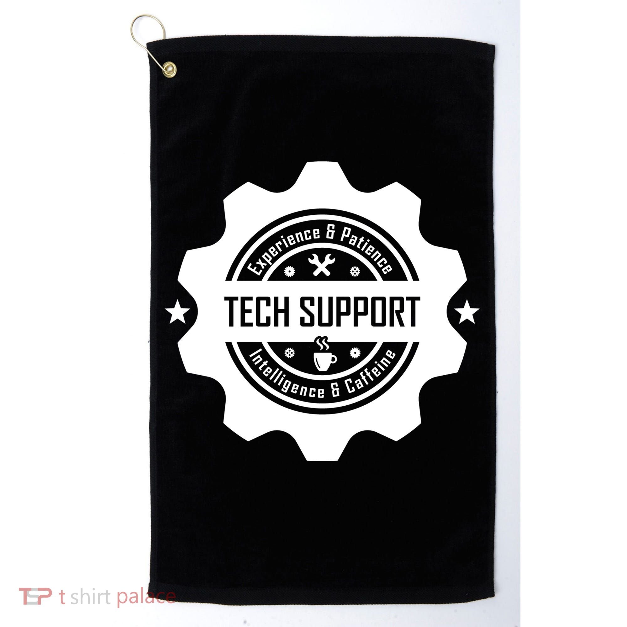 Funny Tech Support  Golf Towel