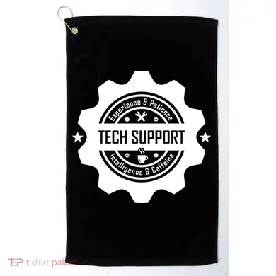 Funny Tech Support  Golf Towel
