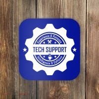 Funny Tech Support  Coaster thumb 0