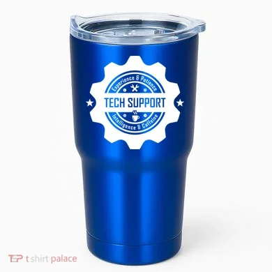 Funny Tech Support Tumbler