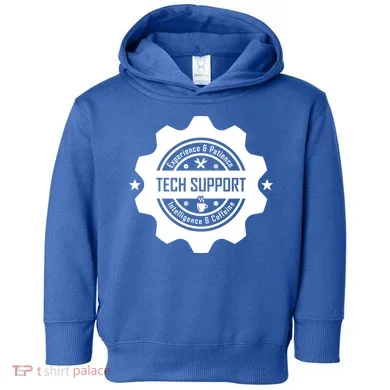 Funny Tech Support Toddler Hoodie