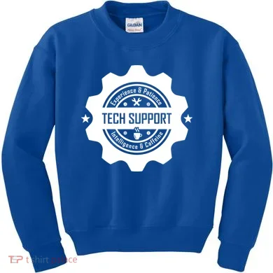 Funny Tech Support  Kids Sweatshirt
