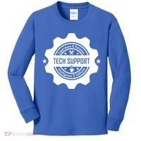 Funny Tech Support  Kids Long Sleeve Shirt thumb 0