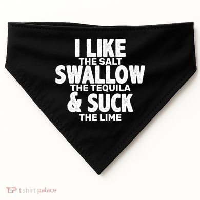Funny Tequila Shots  USA-Made Doggie Bandana