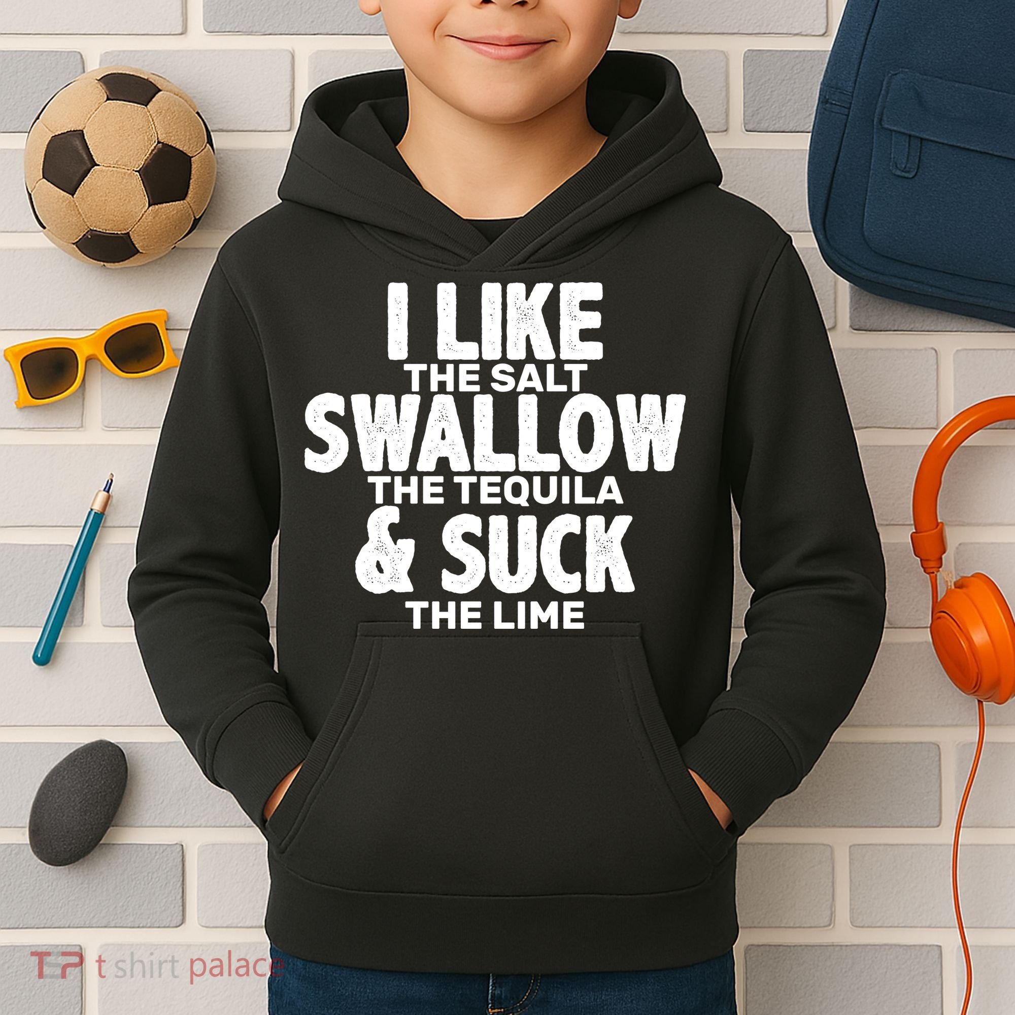 Funny Tequila Shots  Kids Hoodie