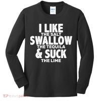 Funny Tequila Shots  Kids Long Sleeve Shirt thumb 0