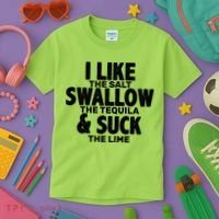 Funny Tequila Shots  Kids T-Shirt thumb 3