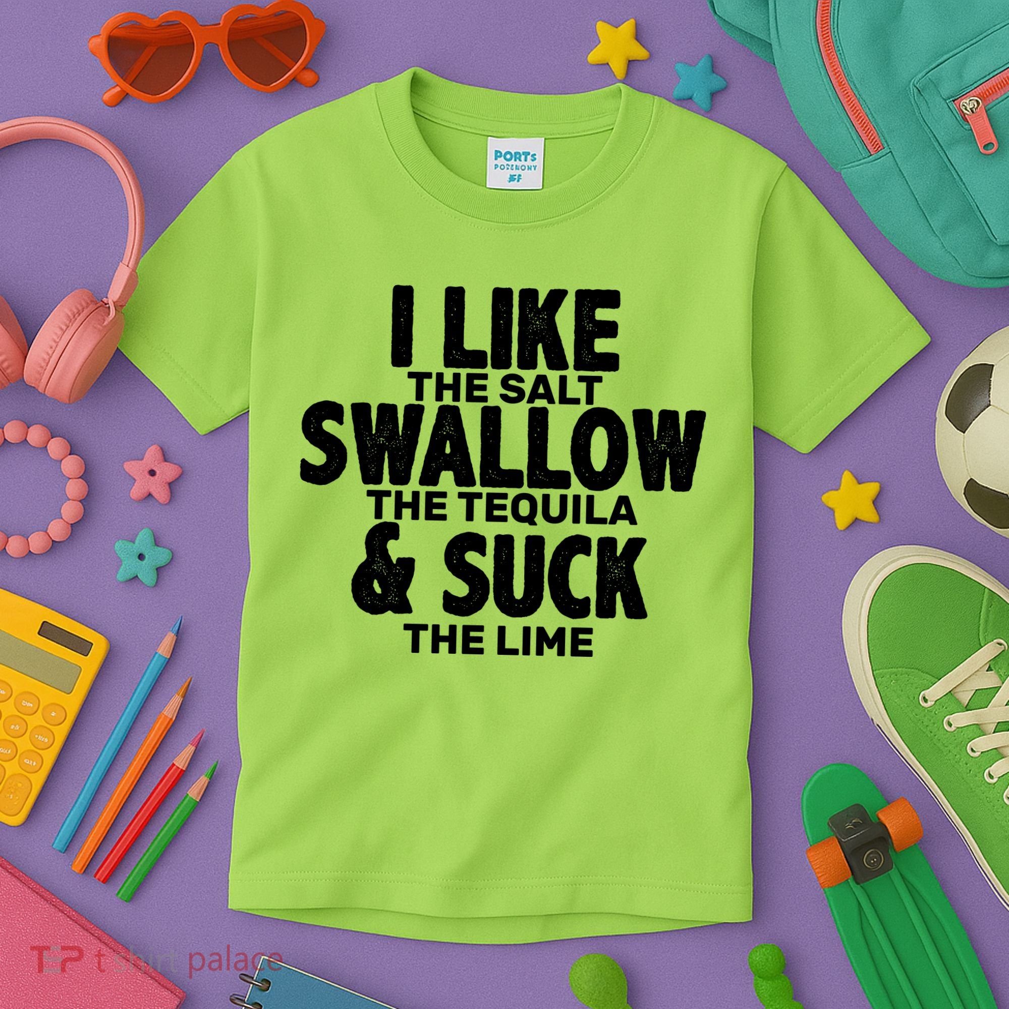 Funny Tequila Shots  Kids T-Shirt