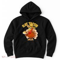 Funny Thanksgiving Eat Tacos Hoodie thumb 0