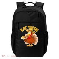 Funny Thanksgiving Eat Tacos Backpack thumb 0