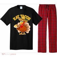 Funny Thanksgiving Eat Tacos Pajama Set thumb 0