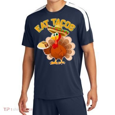 Funny Thanksgiving Eat Tacos Soccer Jersey