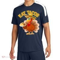 Funny Thanksgiving Eat Tacos Sport-Tek Competitor United Soccer Jersey thumb 0