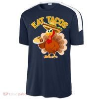Funny Thanksgiving Eat Tacos Sport-Tek Competitor United Soccer Jersey thumb 2