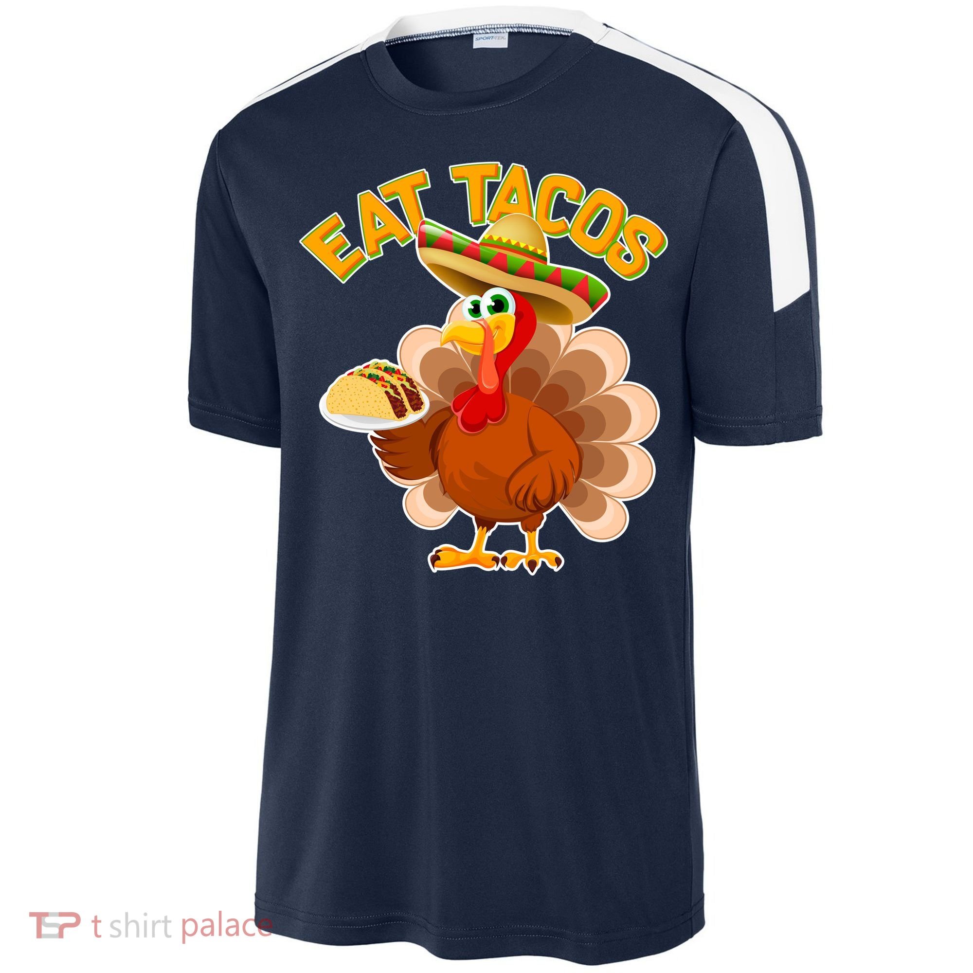 Funny Thanksgiving Eat Tacos Sport-Tek Competitor United Soccer Jersey