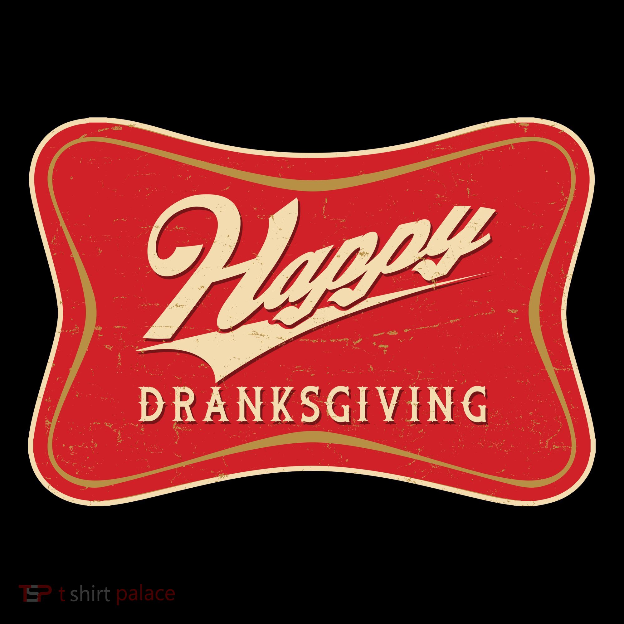 Funny Thanksgiving Happy Dranksgiving Beer Label Coffee Mug