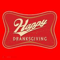Funny Thanksgiving Happy Dranksgiving Beer Label Santa Hat thumb 1