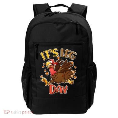 Funny Thanksgiving It's Leg Day Backpack
