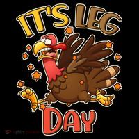Funny Thanksgiving It's Leg Day Coffee Mug thumb 5