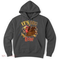 Funny Thanksgiving It's Leg Day Hoodie thumb 0
