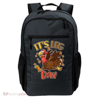 Funny Thanksgiving It's Leg Day Backpack