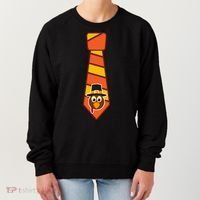 Funny Thanksgiving Tie Turkey Women's Sweatshirt thumb 0