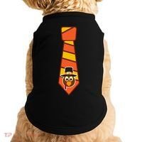 Funny Thanksgiving Tie Turkey Doggie Tank thumb 0