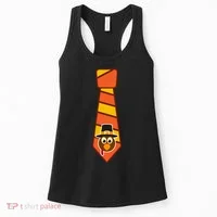 Funny Thanksgiving Tie Turkey Women's Tank Top thumb 0