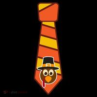 Funny Thanksgiving Tie Turkey Tank Top thumb 6