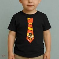 Funny Thanksgiving Tie Turkey Toddler T-Shirt thumb 2