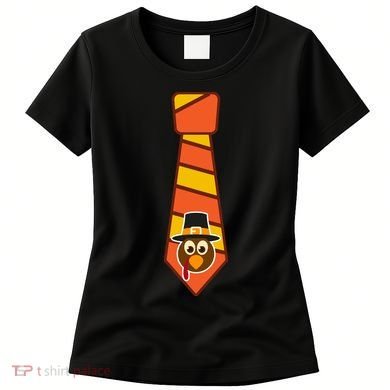 Funny Thanksgiving Tie Turkey Women's T-Shirt