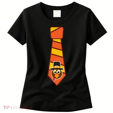 Funny Thanksgiving Tie Turkey Women's T-Shirt