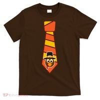 Funny Thanksgiving Tie Turkey T-Shirt thumb 0