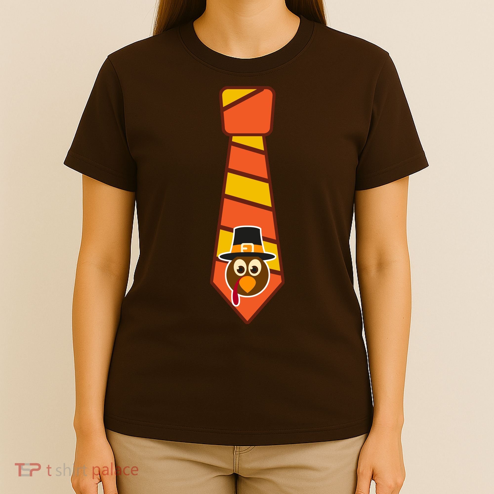 Funny Thanksgiving Tie Turkey T-Shirt