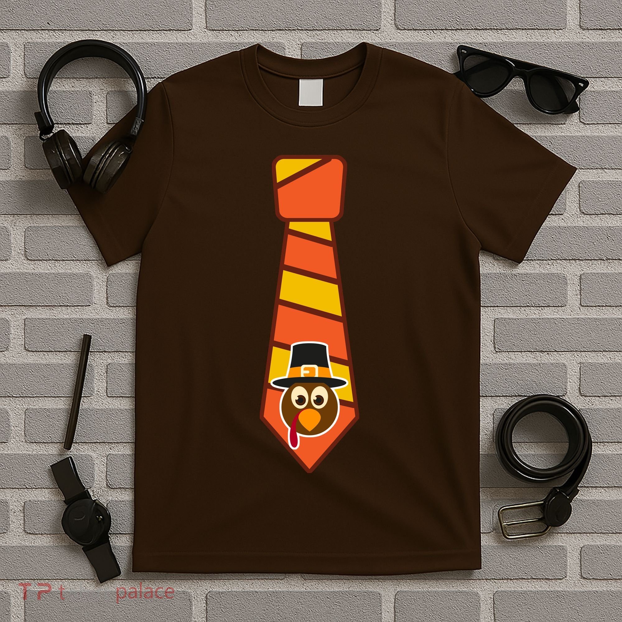 Funny Thanksgiving Tie Turkey T-Shirt