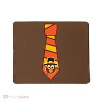 Funny Thanksgiving Tie Turkey Mousepad thumb 0