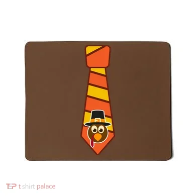 Funny Thanksgiving Tie Turkey Mousepad