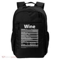 Funny Thanksgiving Wine Nutritional Values Backpack thumb 0