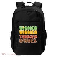 Funny Thanksgiving Winner Winner Turkey Dinner  Backpack thumb 0
