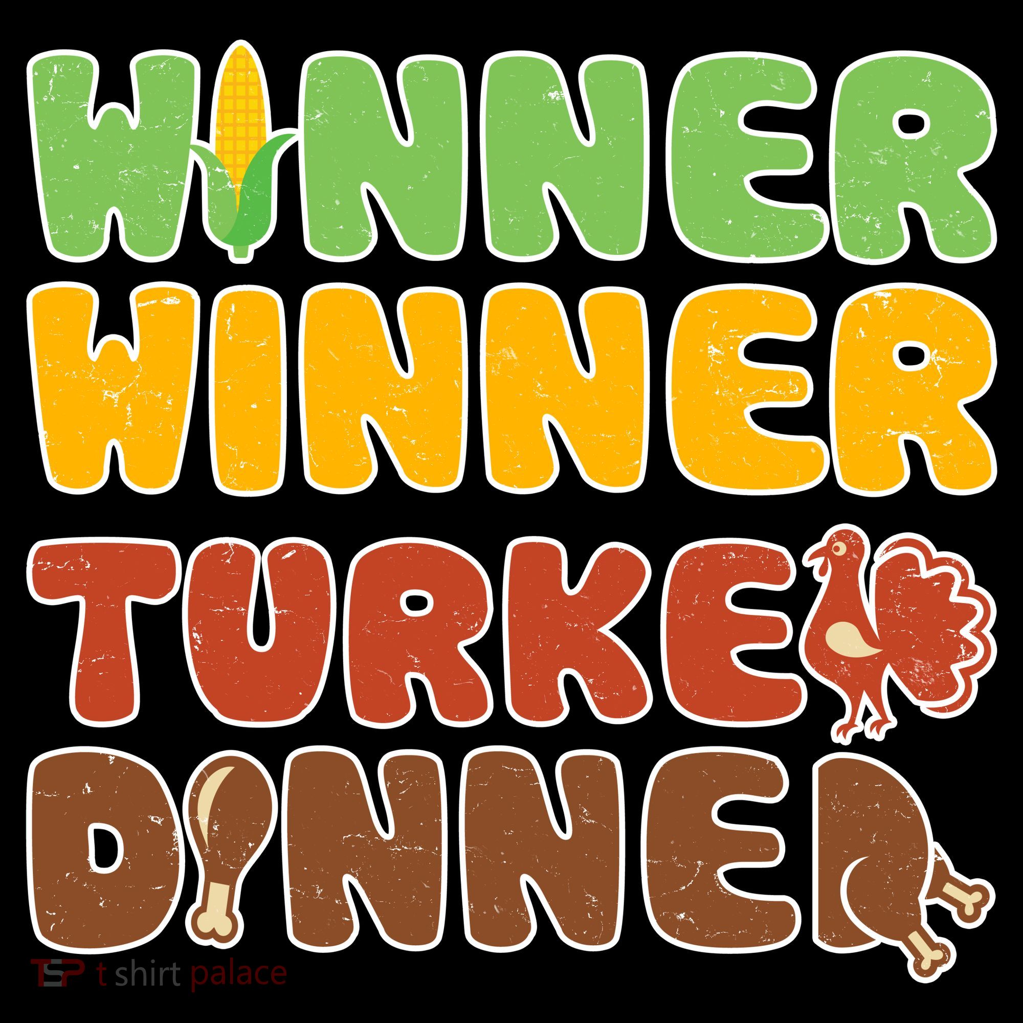 Funny Thanksgiving Winner Winner Turkey Dinner  Women's Hoodie