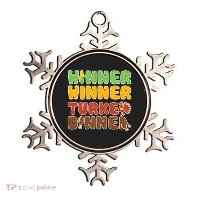 Funny Thanksgiving Winner Winner Turkey Dinner  Ornament