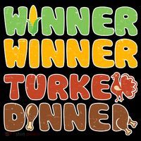 Funny Thanksgiving Winner Winner Turkey Dinner  Women's Tank Top thumb 5