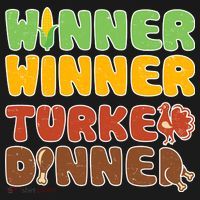 Funny Thanksgiving Winner Winner Turkey Dinner  Visor thumb 3
