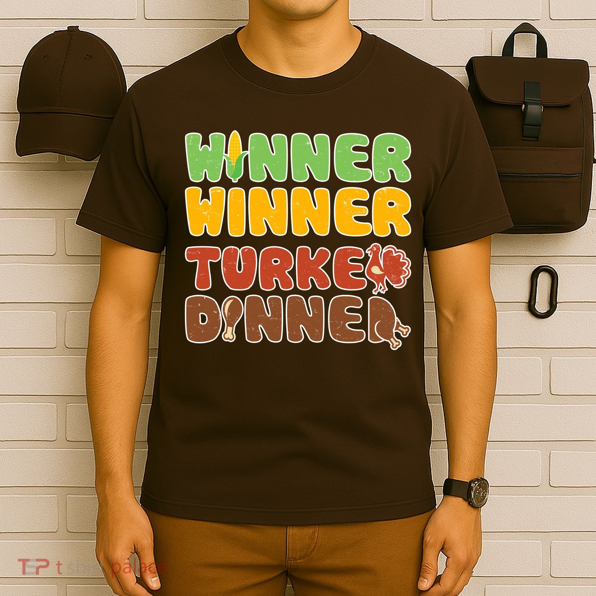 Funny Thanksgiving Winner Winner Turkey Dinner  T-Shirt