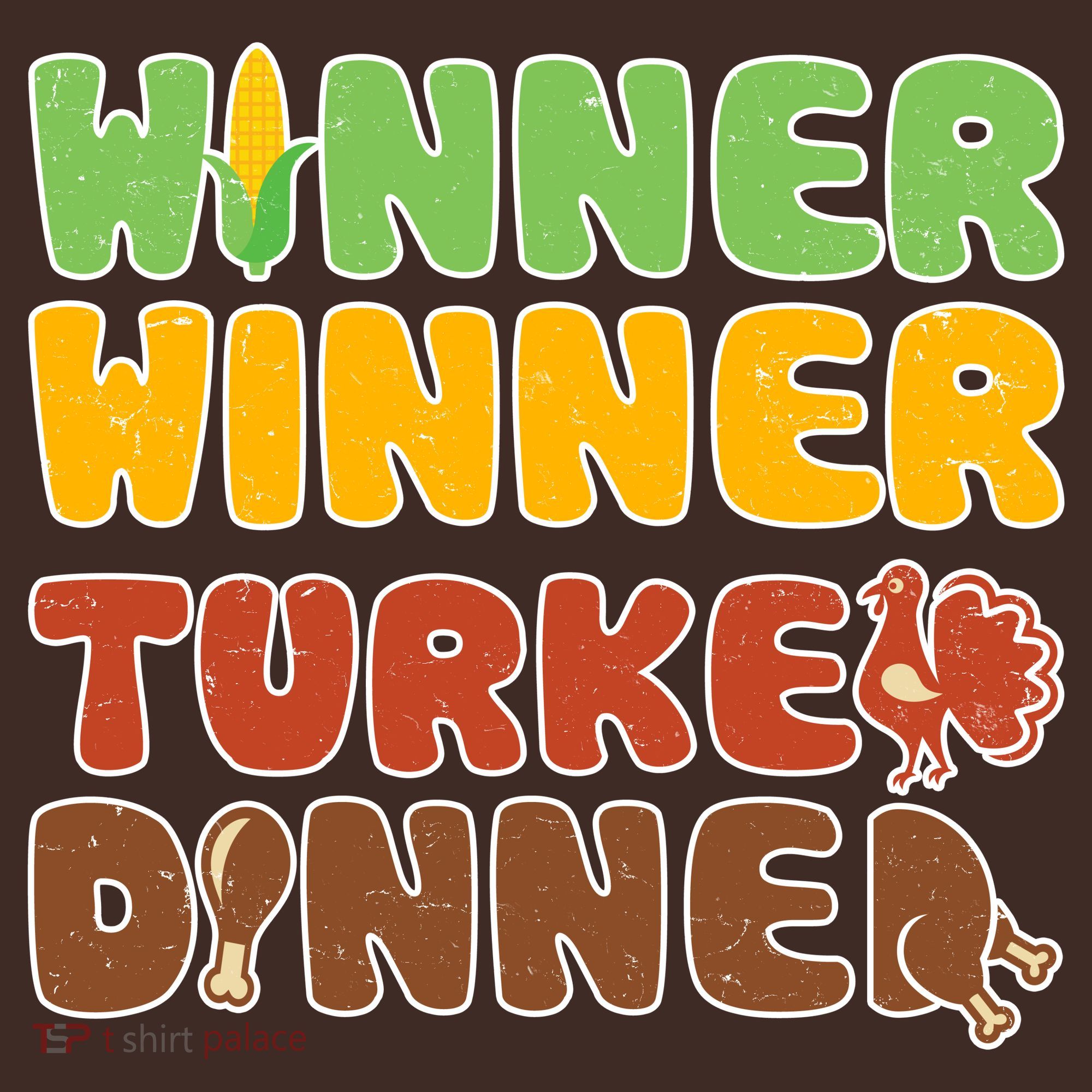 Funny Thanksgiving Winner Winner Turkey Dinner  Coaster